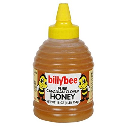 Billy Bee 100% Pure All Natural Clover Liquid Honey, 16 oz. Squeeze Beehive