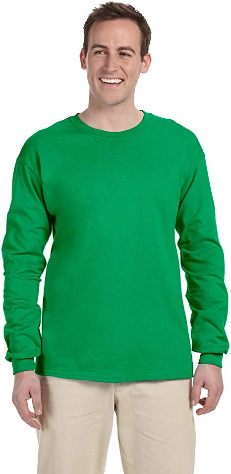 Fruit of the Loom Mens 5 oz. 100% Heavy Cotton HD Long-Sleeve T-Shirt(4930)