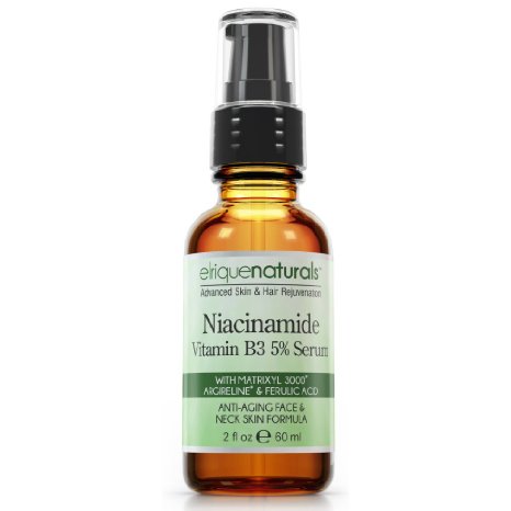 Niacinamide Vitamin B3 5 Serum With Matrixyl 3000 Argireline and Ferulic Acid - Best Niacinamide Serum And Best Anti Aging Serum - Reduces Wrinkles And Fine Lines Tightens Skin Elasticity For Smoother And Younger Looking Skin