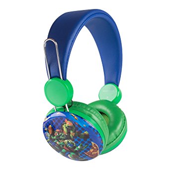 Sakar TM-HP-1 Over the Ear Kids Safe Headphones (Teenage Ninja Turtles)
