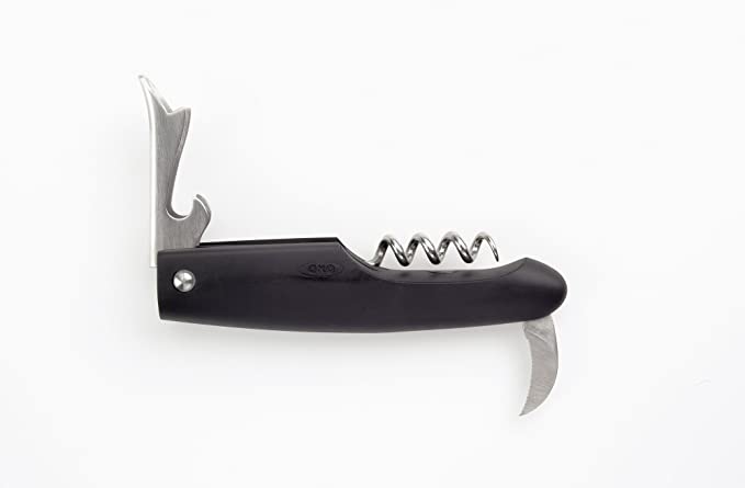 OXO Good Grips 3-in-1 Waiter’s Corkscrew with Soft Grip Handle