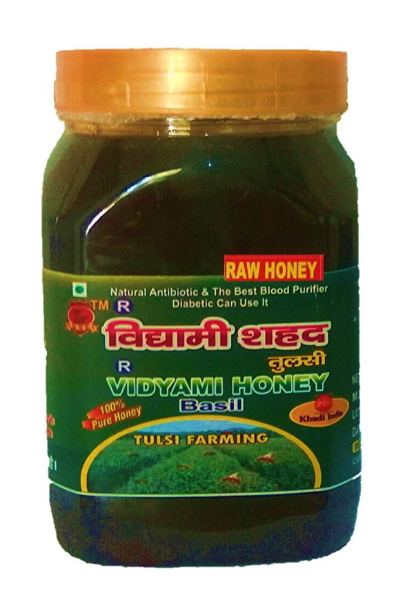 Vidyami Natural tulsi (Basil) raw Honey 1 kg
