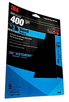 3M 32038 Imperial Wetordry 9" x 11" P400 Grit Sheet