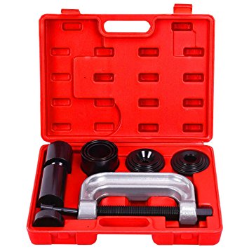 Goplus 4 IN 1 Ball Joint Service Tool Kit 2WD & 4WD Remover Installer W/ 4-wheel Drive Adapters