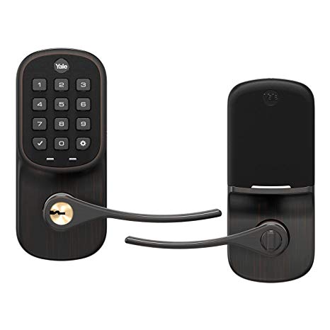 Yale Security YRL216-CBA-0BP Assure Keyed – Entry – Lever Lock, Oil-Rubbed Bronze