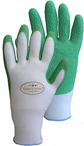 Bamboo Fit Garden Gloves, Green, Medium