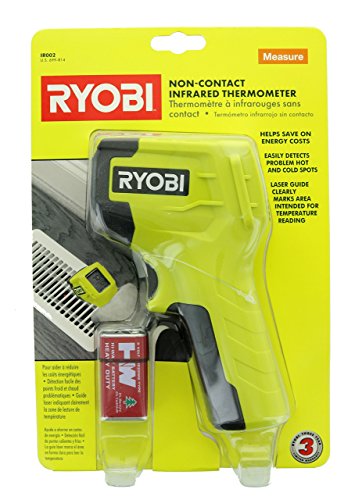 Ryobi IR002 Infrared Thermometer for Checking Cold and Hot Spots in Your Home