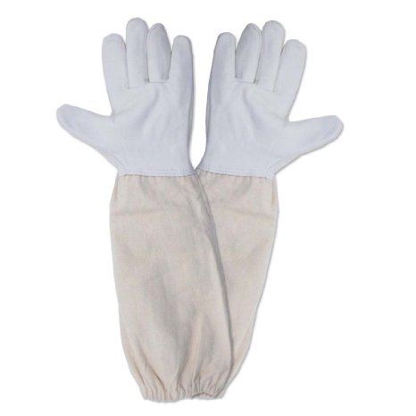 KINGLAKE Beekeeping Gloves Goatskin Perfect for the Beginner Beekeeper A Pair of Beekeeping Protective Gloves with Vented Sleeves Large