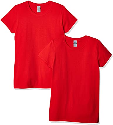 Gildan Women's Heavy Cotton T-Shirt, Style G5000L, 2-Pack