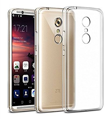 Axon 7 Case, ZTE Axon 7 Case, Suensan Slim Ultra Thin Lightweight Mesh Hard Defender Case for ZTE Axon 7 (Clear)