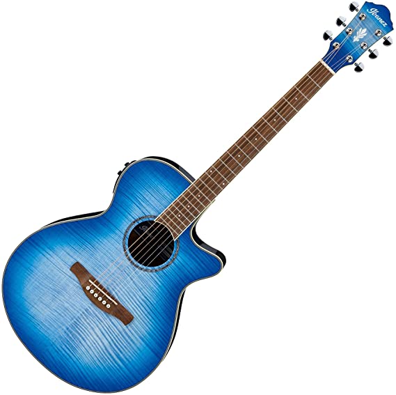 Ibanez AEG19II Acoustic-Electric Guitar (Ocean Blue Burst)