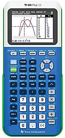 Texas Instruments TI-84 Plus CE Color Graphing Calculator, Trifecta