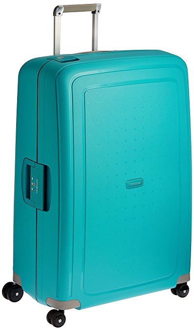 Samsonite S'Cure Polypropylene 81 cms Aqua Blue Hard sided Suitcase (10U (0) 11 704)