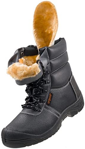Urgent Winter/Warm Lining High Lightweight Safety Boots Anti Static Slip Resistant Steel Toe Cap 112 SB Hiker Size