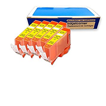 Inkjetcorner 5 YELLOW Compatible Ink Pack for CLI-226Y Canon iP4820 iP4920 MG5120 MG5220 MG5320 MG6120 MG6220 MG8120 MG8220 MX882 MX892 MX712