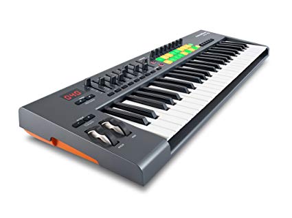 Novation Launchkey 49, 49-key USB/iOS MIDI Keyboard Controller with Synth-weighted Keys