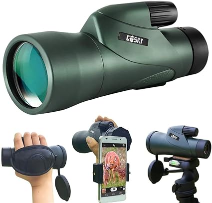 Gosky Monocular Bag for Smartphone Holder and Monocular Binoculars