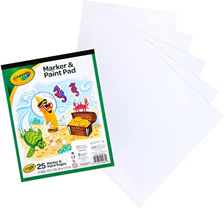 Crayola Marker & Paint Pad, Art Supplies for Kids, 25 Pages