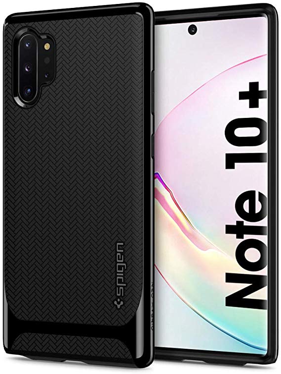 Spigen Neo Hybrid Works with Samsung Galaxy Note 10 Plus Case - Midnight Black