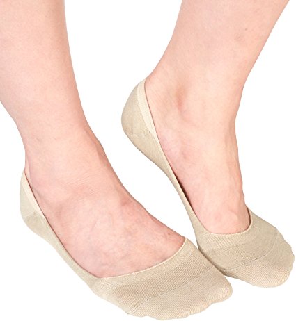 Women's No Show Socks 3 - 6 Pairs Thin Casual Low Cut Liner Anti-Bacterial Copper