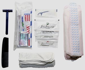 Essentials Personal Hygiene Kit for Survival Kits, Disaster preparedness kit, 72 hour kit, camping, travel