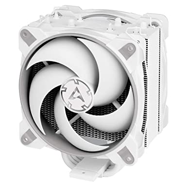 ARCTIC Freezer 34 Esports Duo - Tower CPU Cooler with BioniX P-Series case Fan in Push-Pull, 120 mm PWM Fan, for Intel and AMD Socket - Grey/White