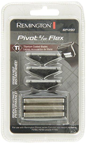 Remington SP390 Replacement Screen and Blades for Series 5 and 7 Foil Shavers, Silver