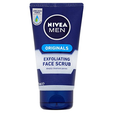 Nivea Men Invigorating Face Scrub, 75 ml - Pack of 3