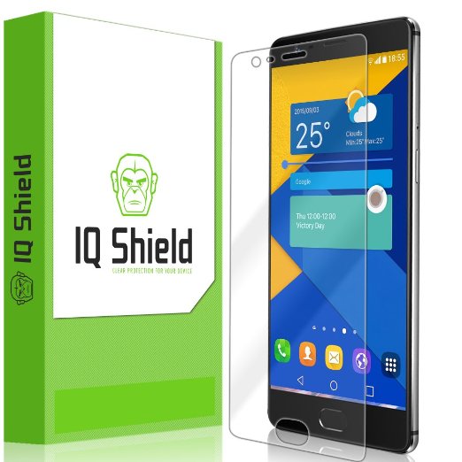 OnePlus 3 Screen Protector, IQ Shield® LiQuidSkin Full Coverage Screen Protector for One Plus 3 HD Clear Anti-Bubble Film - with Lifetime Warranty