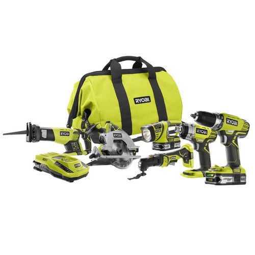 Ryobi ZRP884 18V One Plus Lithium-Ion Ultimate Combo Kit (Certified Refurbished)