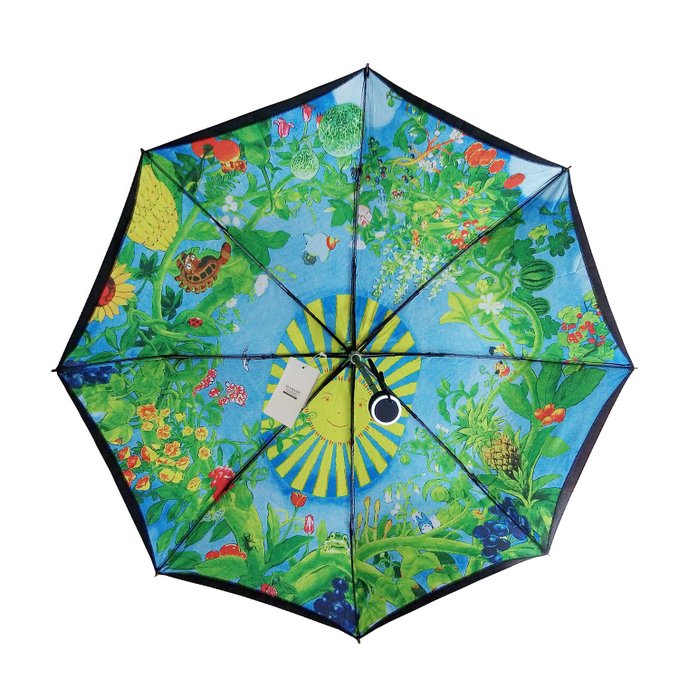 Seamand® Speaking Life Apanese Miyazaki Hayao Animation Totoro Strong Water-repellent Anti-uv Layer Folding Parasol Umbrella Sun Umbrella Uv Protection