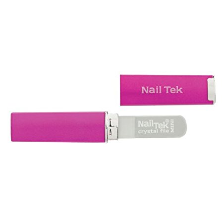 Nail Tek Mini Crystal File with Free Companion Case (Pink)