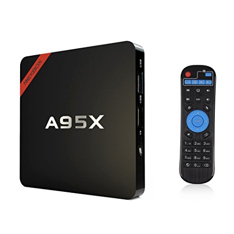 NEXBOX Amlogic S905 TV Box Quad Core A95X Android 5.1 1G/8G WIFI 64bit 4K XBMC KODI HDMI Media Player LAN Miracast DLNA Dolby DT