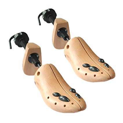 Cedar Wood Two Way Professional Shoes Stretcher For Men or Women Shoes (One Pair Medium 6-9)