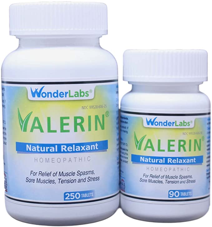 Valerian Natural Relaxant for Tension Relief, Stress Relief, Leg Cramp Relief and Other Muscle Cramps Magnesium, Passion Flower, & Valerian Root Muscle Relaxant - (340ct)