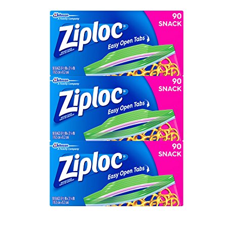 Ziploc Snack Bags, 270 Count