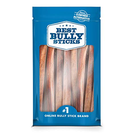 Best Bully Sticks Premium 12-Inch Jumbo Bully Sticks - All-Natural, Free-Range, Grass-Fed, 100% Beef Single-Ingredient Dog Chews