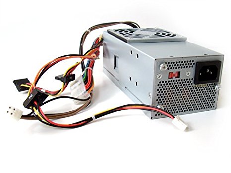 Dell 250W Power Supply for Dell Inspiron 530s, Inspiron 531s, Vostro 200 (Slim), 200s, 220s, and Studio 540s Small Form Factor Systems