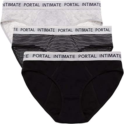 Intimate Portal Move-IT 3 Pack Leak Proof Period Panties Menstrual Underwear Women Teens Girls