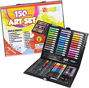 Art Sets for Girls Ages 7-12 - 150 Piece Creativity Art Drawing Set Gift Case for Children | Great Birthday Gifts Present for Girls of All Ages
