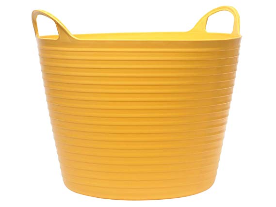 2xFLEX15Y Polyethylene Flex Tub 28L Yellow
