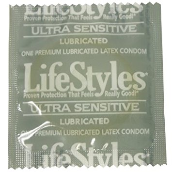 Lifestyles Ultra Sensitive Condoms: 100-Pack of Condoms