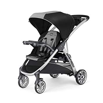 Chicco Bravofor2 2-Passenger Standing/Sitting Stroller, Zinc