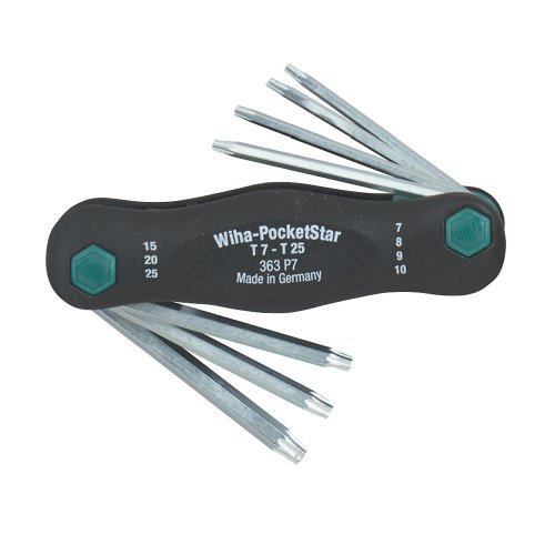 Wiha 36396 7-Piece Torx PocketStar Fold Out Set