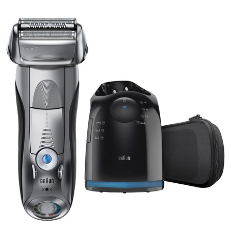 Braun Series 7 790cc Men's Electric Foil Shaver, Rechargeable and Cordless Razor with Clean & Charge Station