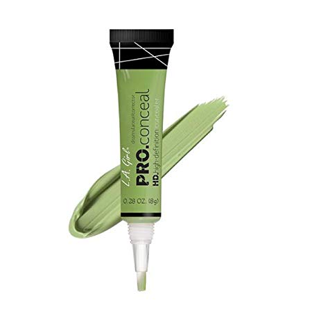 L.A. Girl Pro Conceal HD Concealer,0.28 Ounce (Green Corrector)