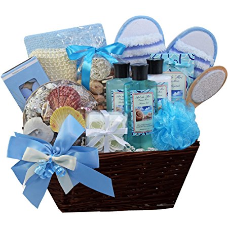 Seaside Getaway Spa Bath and Body Gift Basket Set