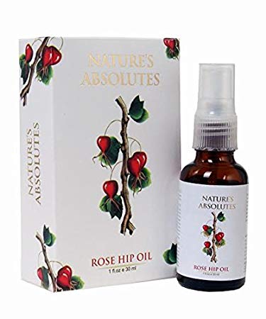 Nature's Absolutes Rosehip Oil - 100% Pure, Natural, Organic, Cold Pressed - 1Oz/30 ml - (with spray) The best Natural Moisturizer for skin