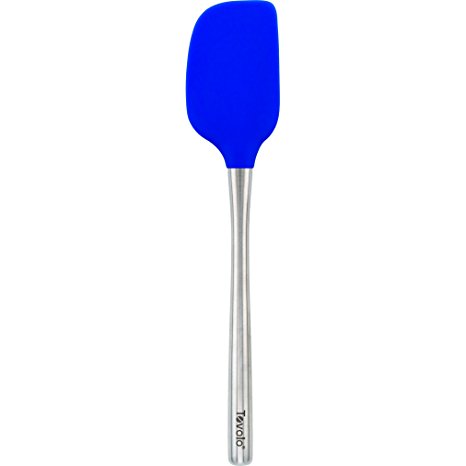 Tovolo Flex-Core Stainless Steel Handled Spatula - Stratus Blue