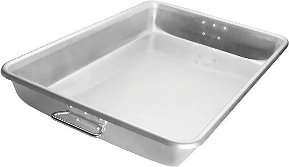 Winco Winware Bake and Roast Pan 26 Inch x 18 Inch x 3-1/2 Inch with Handles